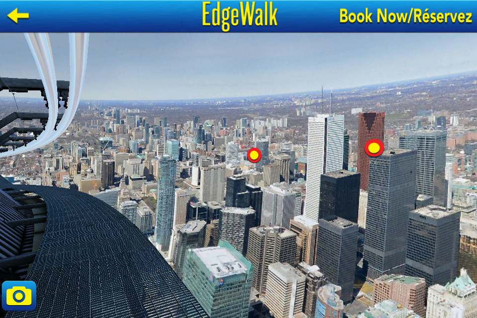 iRiS AR App, Edge Walk screenshot 1 (2013) © Current Studios