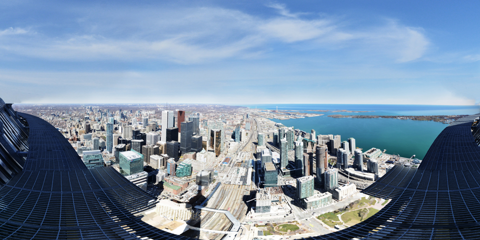 CN Tower, Edge Walk panorama (2013) © Current Studios