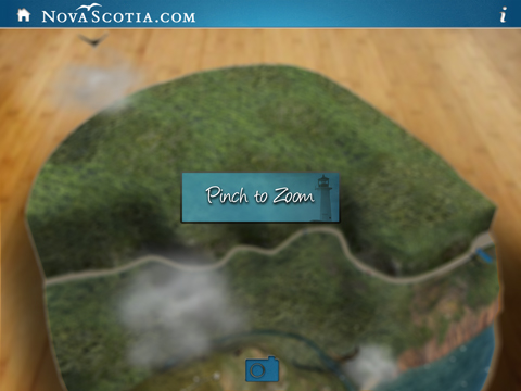 Nova Scotia Tourism AR App preview (2012) © Current Studios