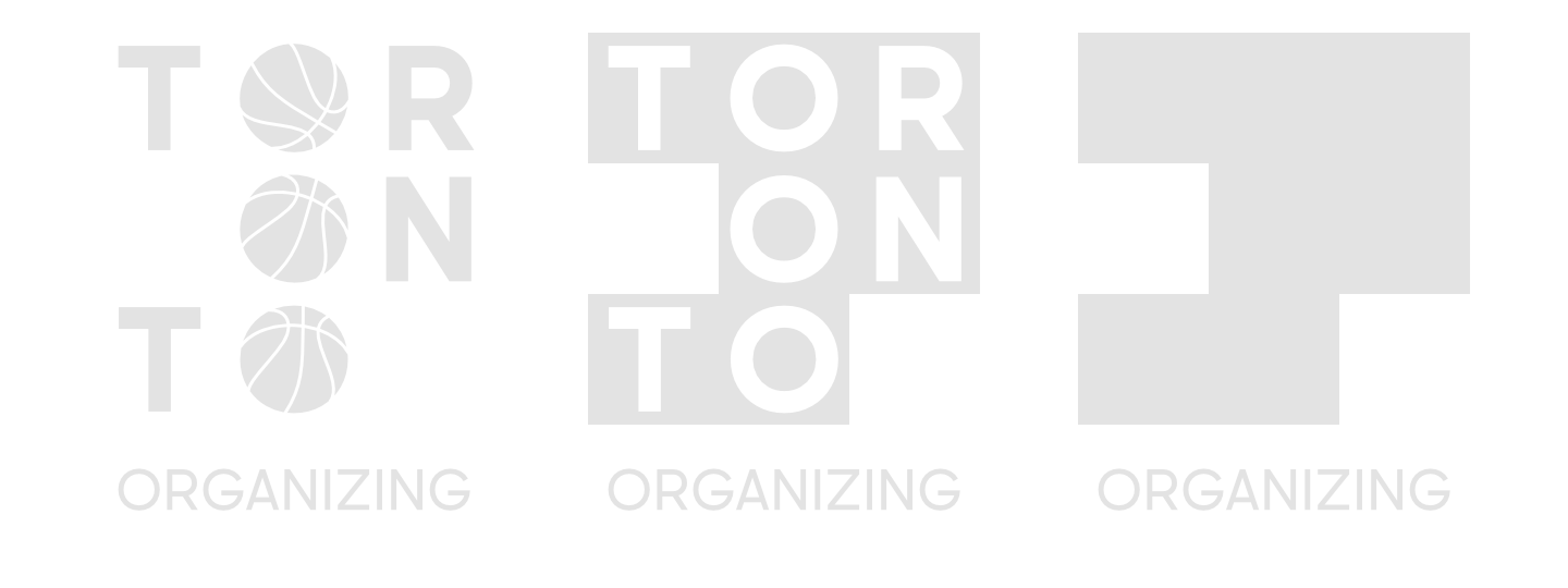 Toronto Organizing – Logomark, alternate: Regular, Black, Block (unpublished) © Dane Aleksander