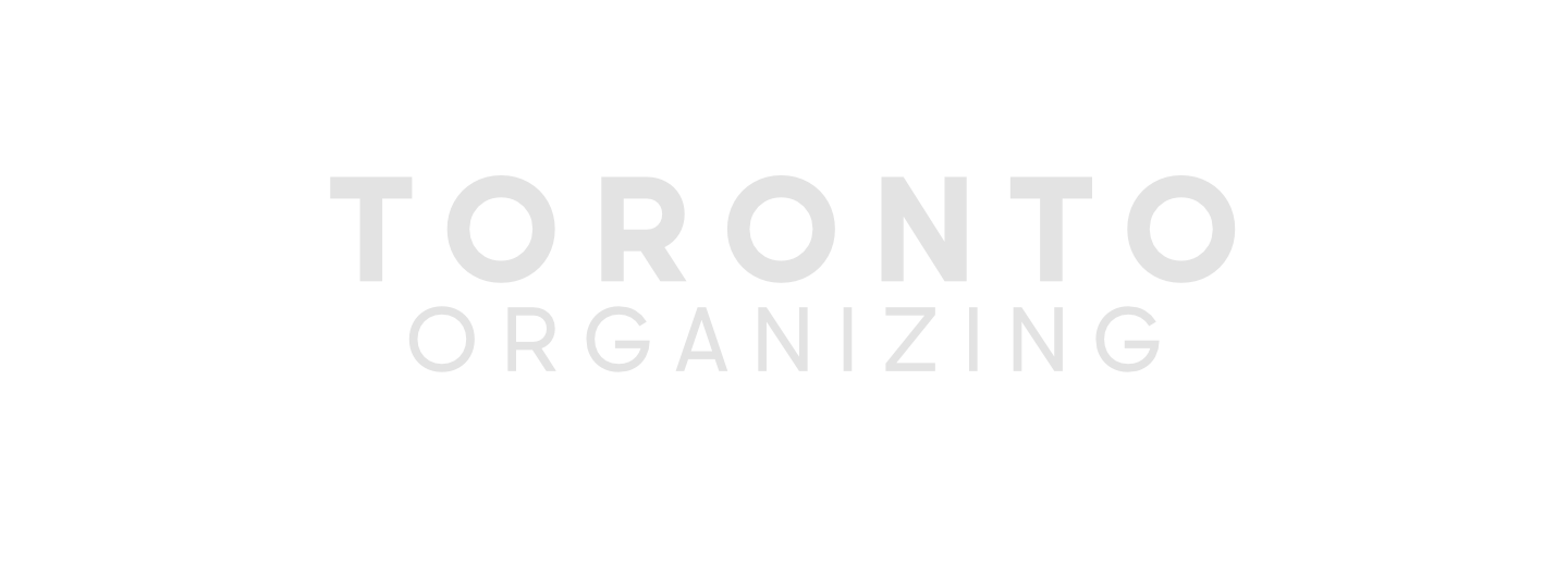 Toronto Organizing – Logomark, alternate: Regular, Black, Block (unpublished) © Dane Aleksander